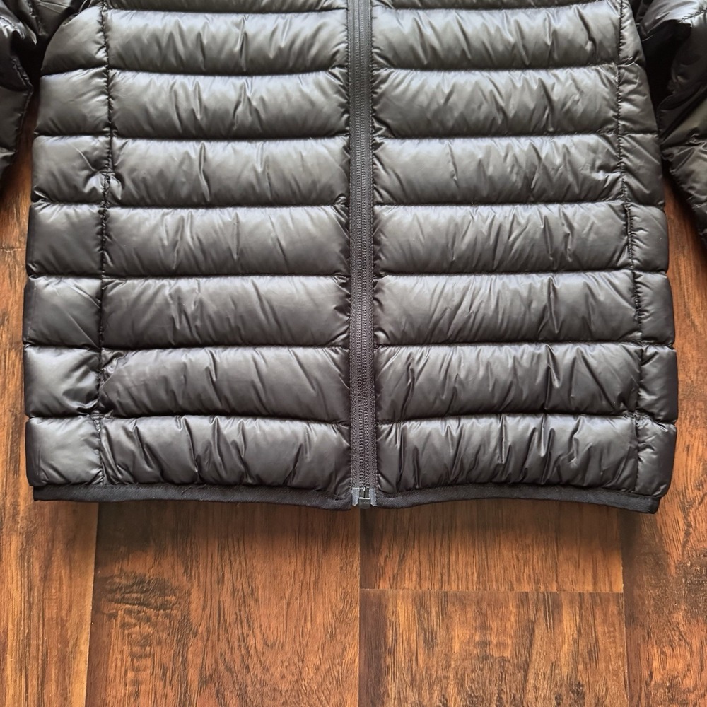 Eddie Bauer Kids CirrusLite 650 Down Puffer Jacket Black M 7/8 Packable Coat - Picture 11 of 16